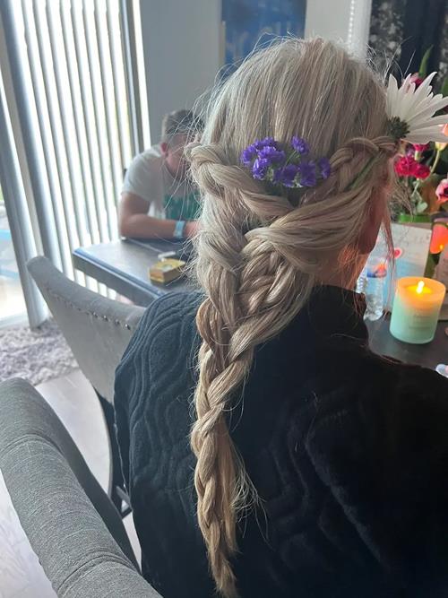 Denver hair extensions, Denver Colorado. Having fun with braids.